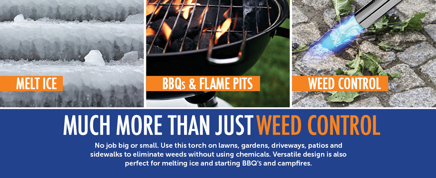 Flame King YSNPQ810CGA Propane Torch Weed Burner, 24000 BTU