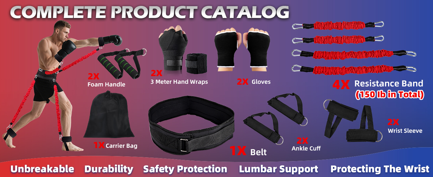 boxing resistance bands boxing equipment martial arts training equipment