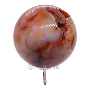 Mehrere Ansichten eines durchscheinenden braunen ovalen Objekts, möglicherweise aus Bernstein oder ähnlichem Material, aus verschiedenen Blickwinkeln dargestellt.