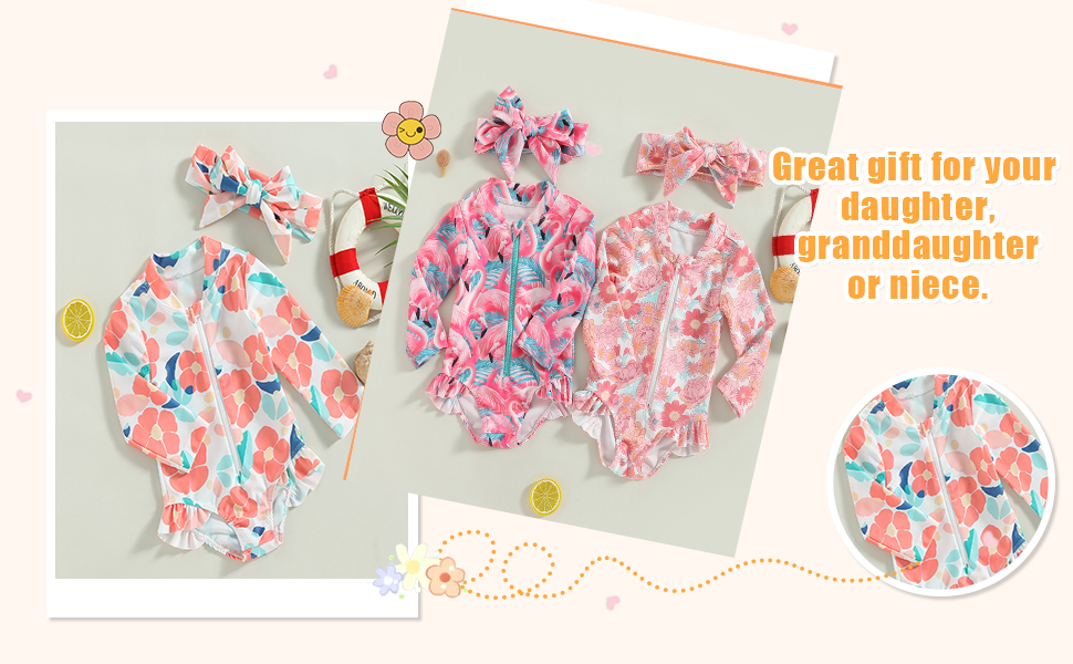 baby girls' swimwear