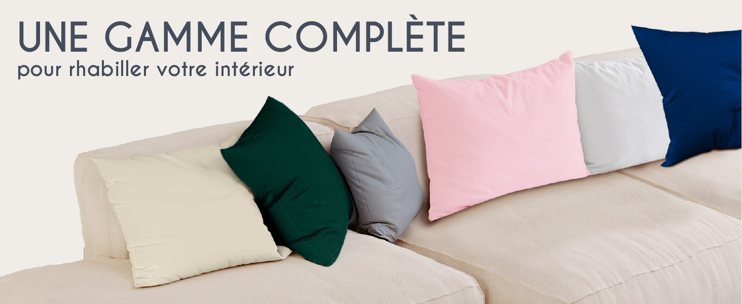 Taie d'oreiller coton renforcé