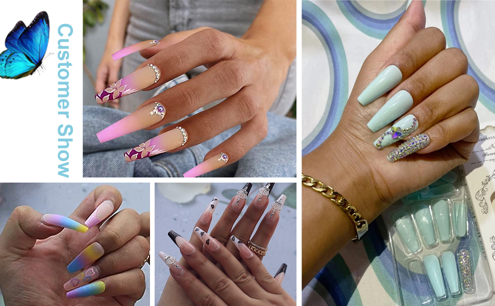 stick on nails