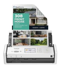 Brother ADS-1800W Compact Desktop Scanner: 20pg auto feeder, card slot, and 2.8&#34; touchscreen