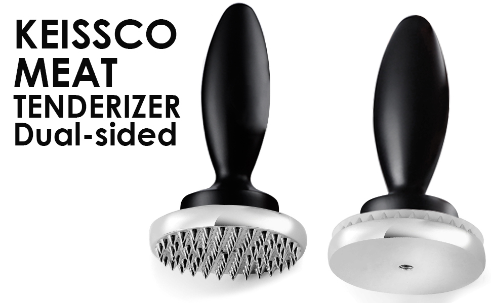 Reversible Meat Tenderizer and Pounder Dual Sided Meat