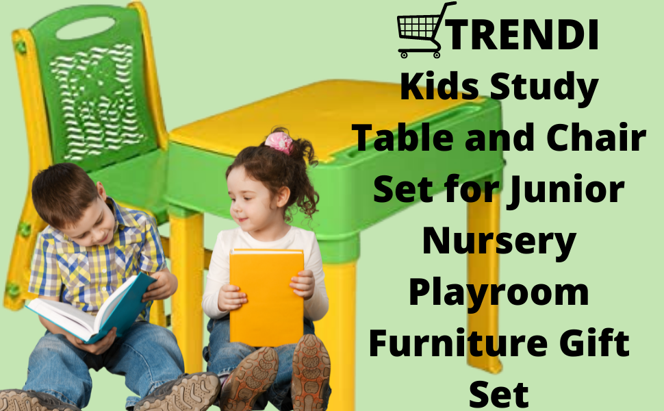 Elex® Children Study Table and chair Kids Study table Desk toddler