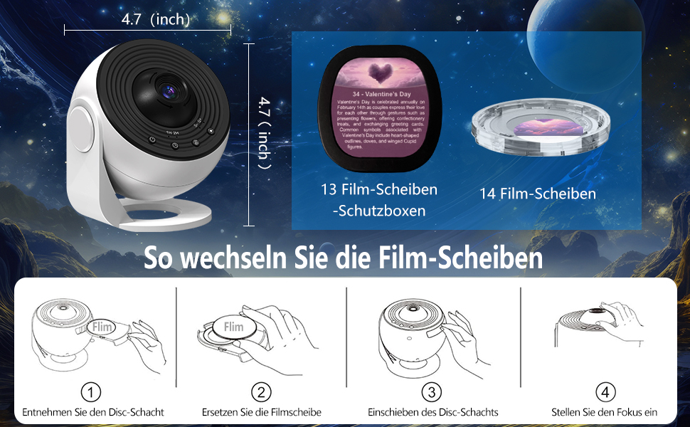 projector starry sky