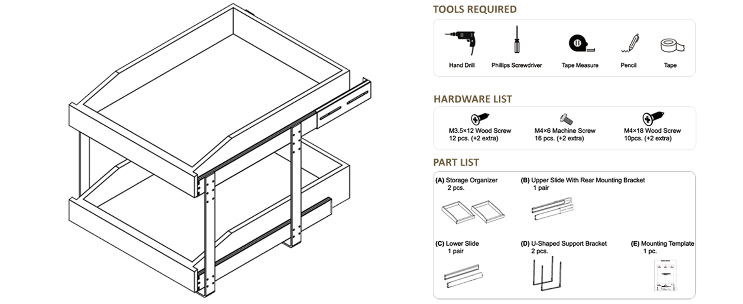 pull out cabinet organizer