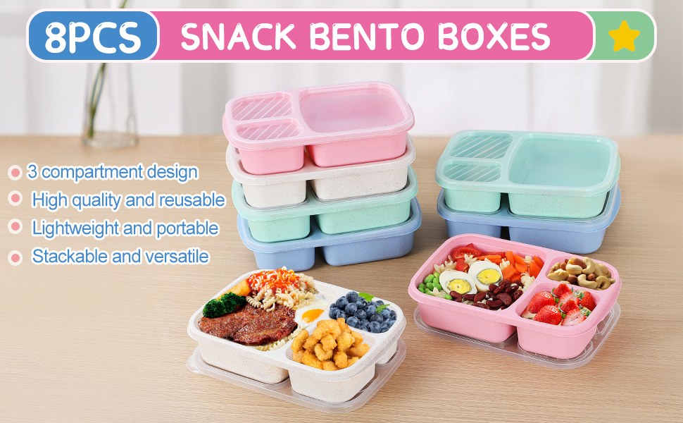 8pcs lunch box