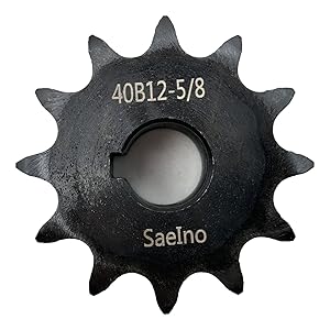 ANALOG ASSET PT（サイズS） Saelno #40 Roller Chain Sprocket Type B 5/8 inch Bore 12