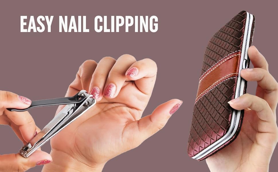 Perfect manicure kit for easy nail clipping