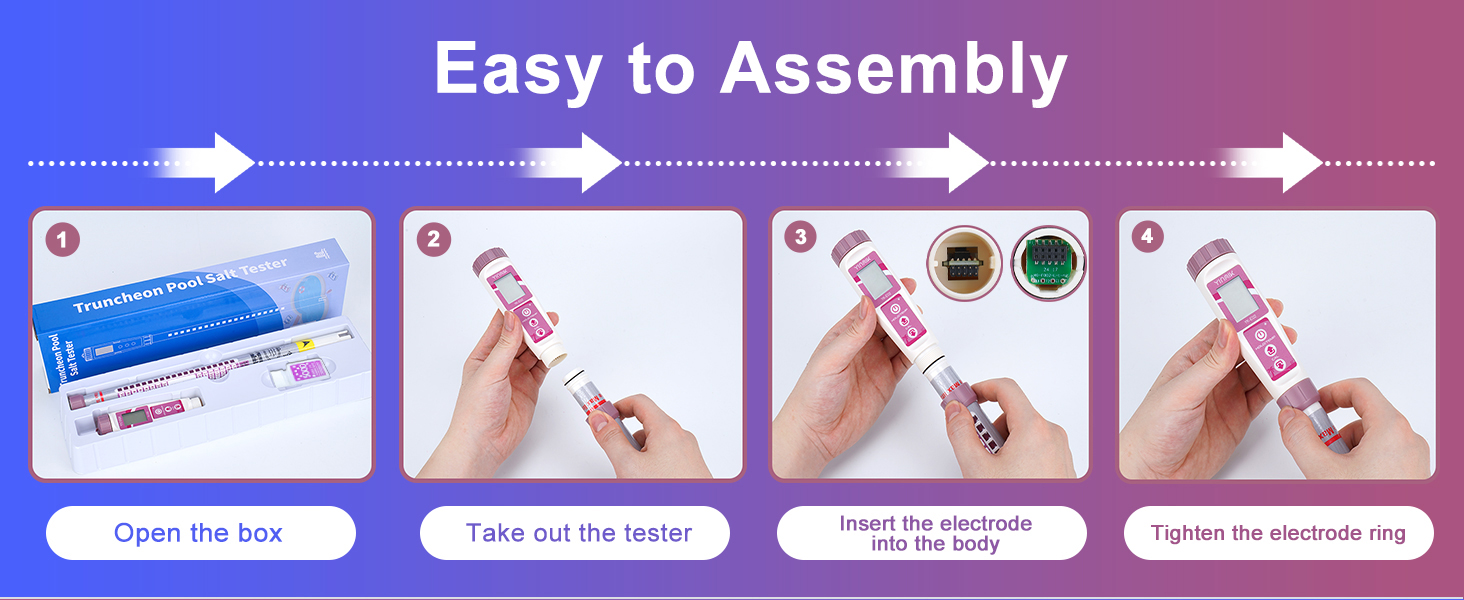 pool meter with backlight