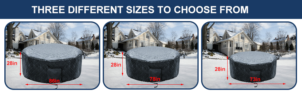 Round Inflatable Hot Tub Cover