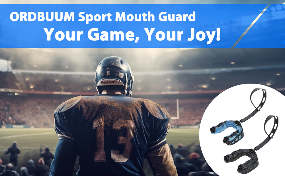 Ordbuum 2 Pack Football Mouth Guard, Sports Mouth Guard
