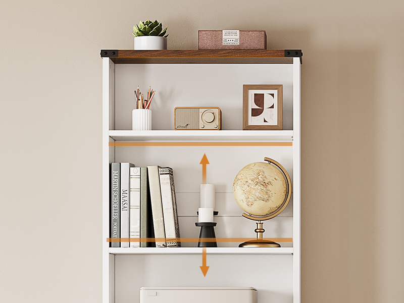 file cabinet with shelves