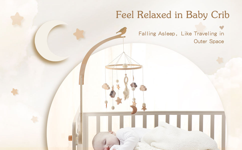 Baby Bed Hanging Rattles DIY Toys Hanger Hanging Baby Crib Mobile Bed Bell Toy Holder 360