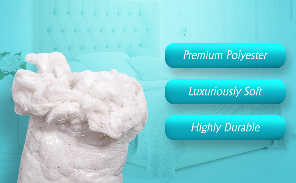 leatherooze Premium Cotton Fill, Premium Fiber Fill