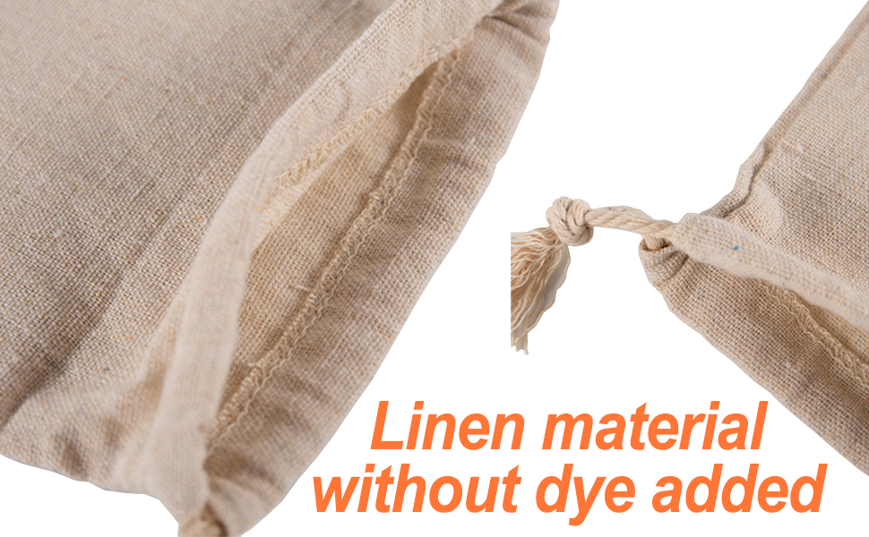 Bread Bag, Linen Bread Bags for Homemade Bread, Reusable Bread Bags Food Storage