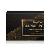 Shining She UV Nagellack Pastell,6 Farben Bright Summer Milchweiß Hellblau Zart Grün Hellrosa Hel...
