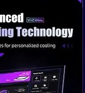 llano V12 Ultra Laptop Cooling Pad with Intelligent Software Control, RGB Gaming Laptop Fan Coole...