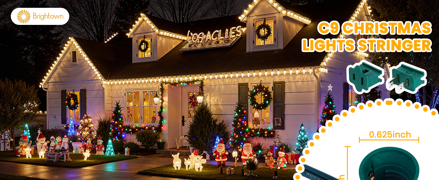 C9 Outdoor String Light Stringer