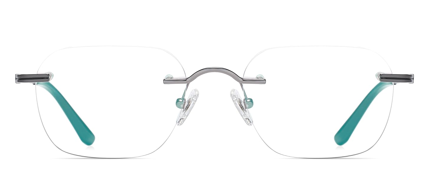 Cyxus Blue Light Blocking Frameless Glasses for Men/Women