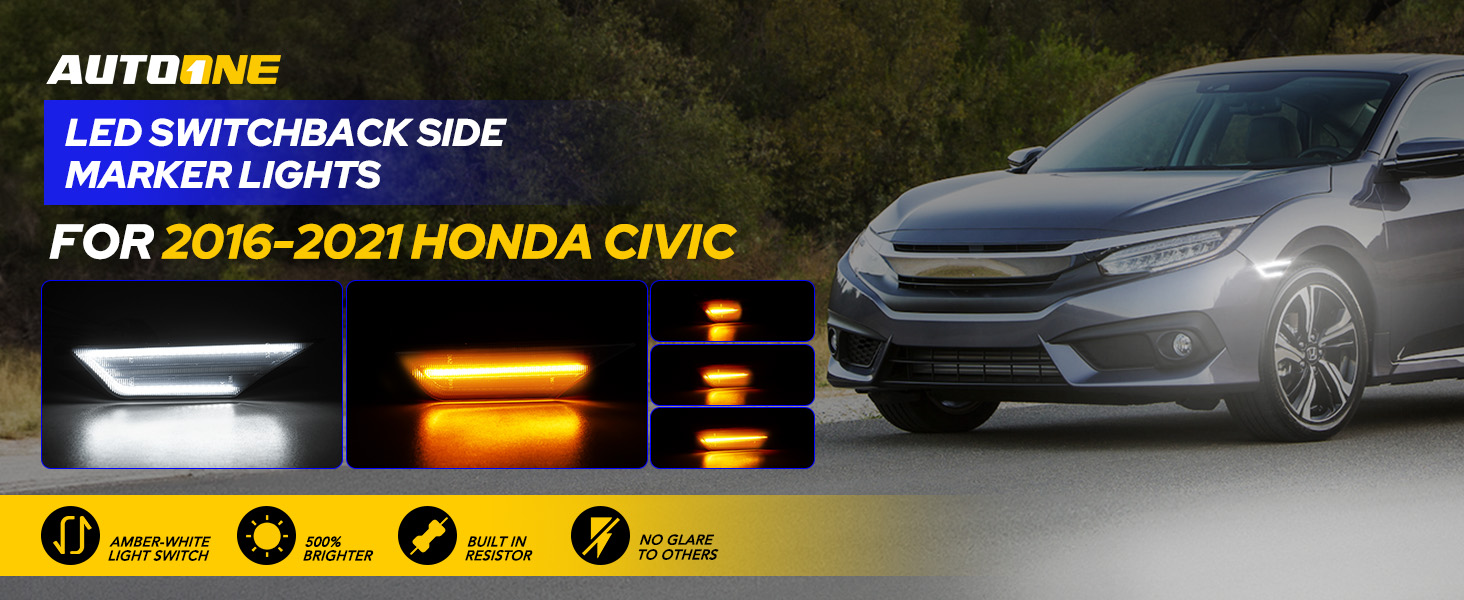 honda civic side marker lights