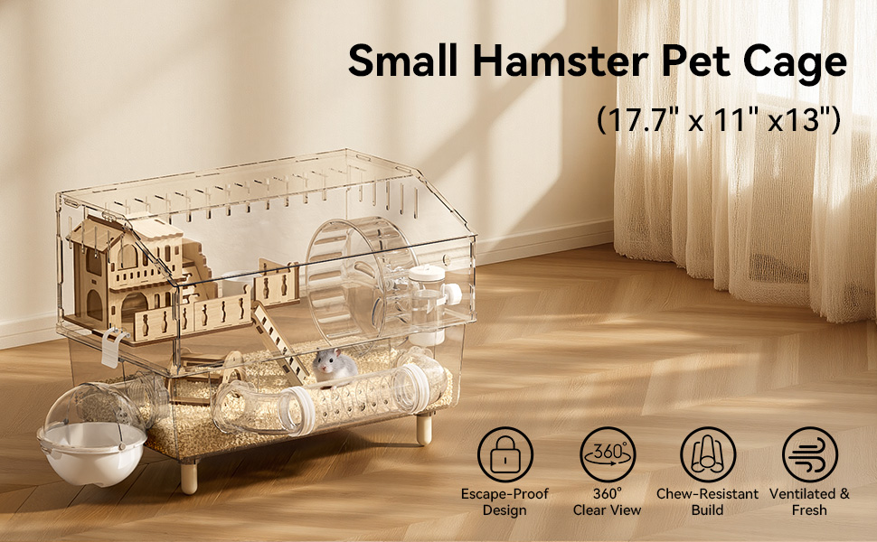 Dwarf hamster cage