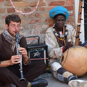 making music on the street