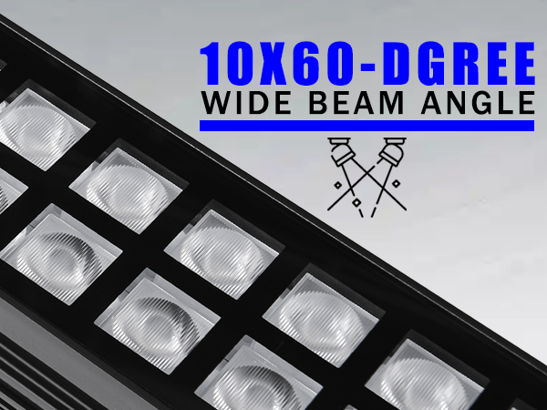 HiHzug 10x60' New Upgraded Wall Washer LED Lights, 72W 5000K