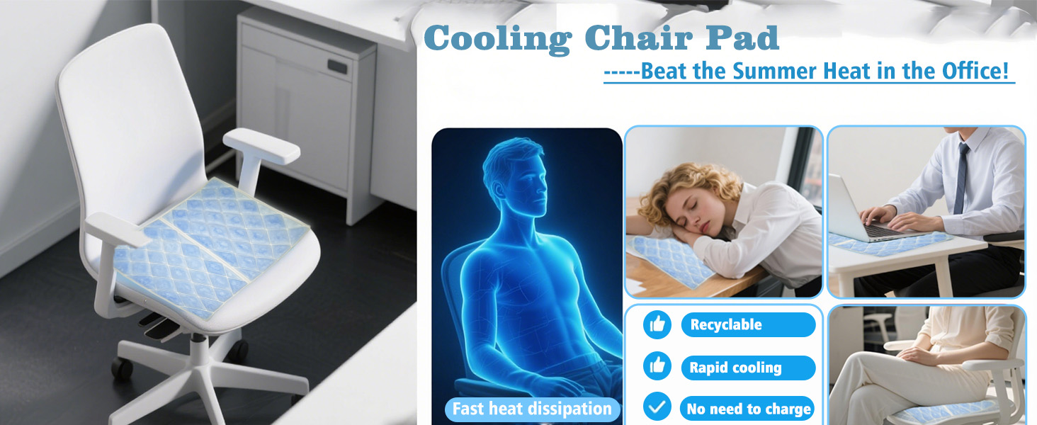 Portable cooling seat cushion