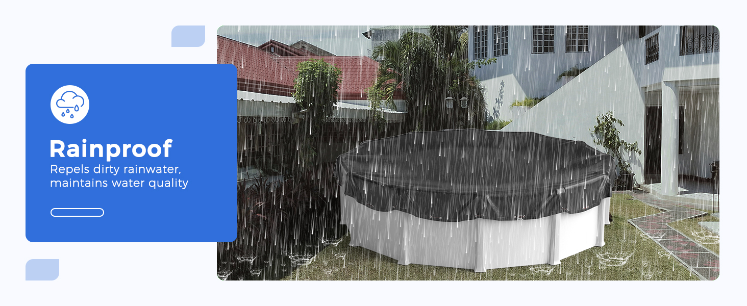 round swimming pool cover