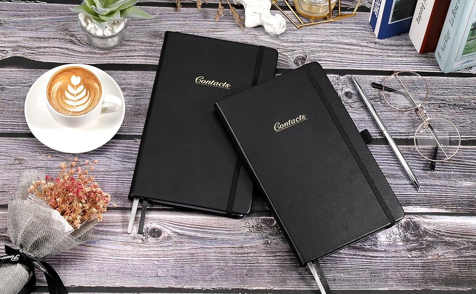 Address Book Hardcover Contacts Address Book