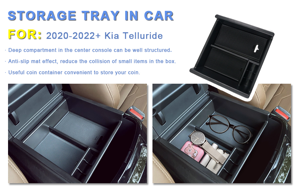 LFOTPP 2023 Telluride Center Console Organizer for 2020