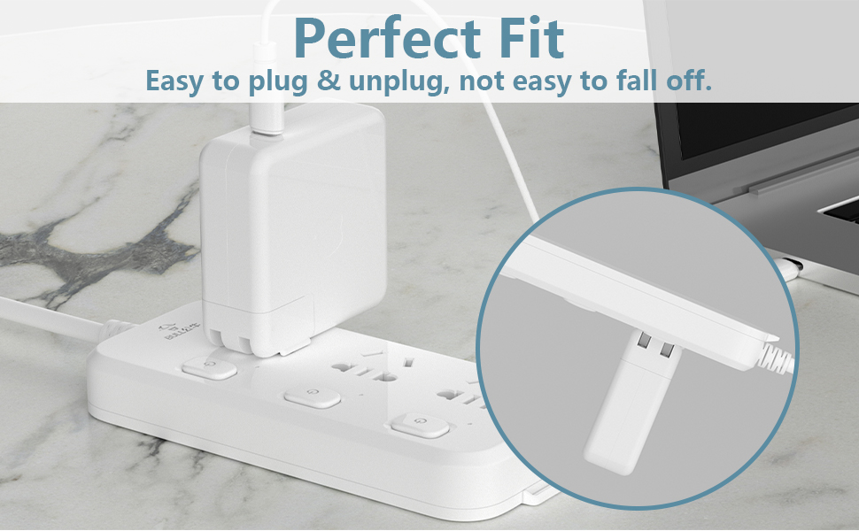 AC Power Adapter US Wall Folding Plug Duck Head, SEOYO