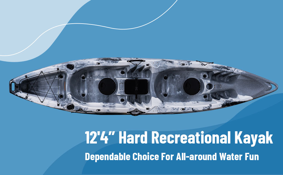 Hard recreational kayak