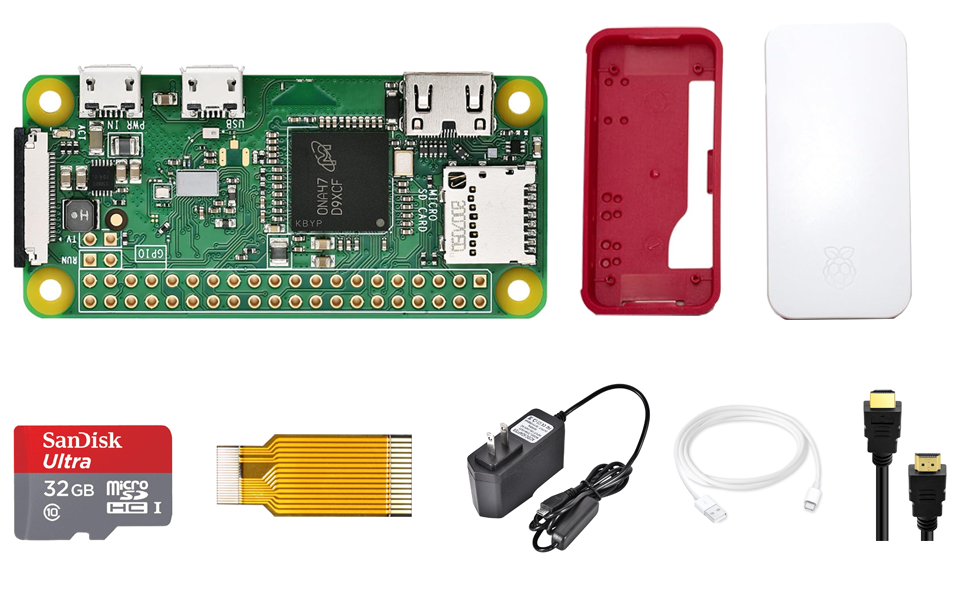 Amazon.com: Raspberry Pi Zero 2 W Starter Kit with 32GB Micro SD Card ...