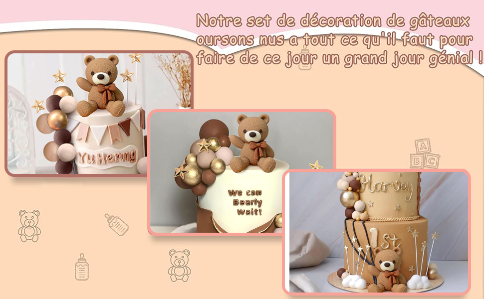 Teddy Bear Cake Decoration, Teddy Bear Cake Decorations