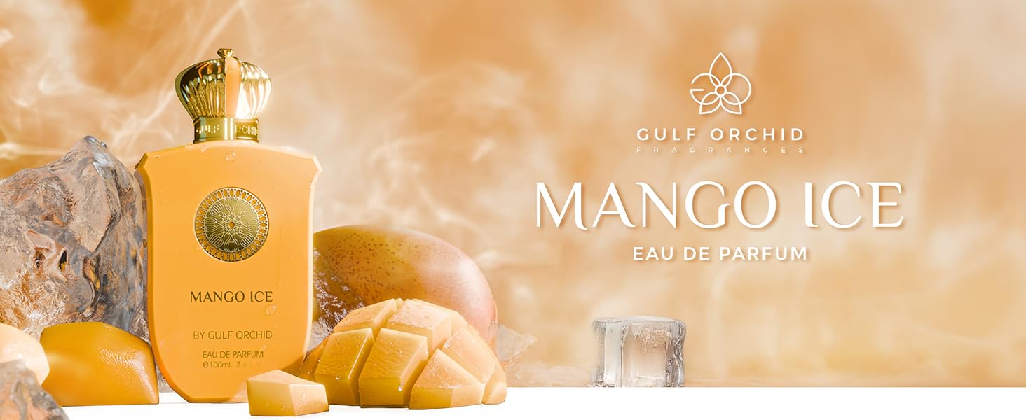   Mango Ice Perfume, Long-lasting tropical perfume, Fruity perfume with soft projection, 
