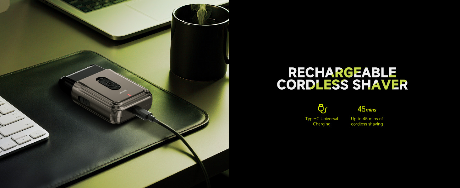 RECHARGEABLECORDLESS SHAVER