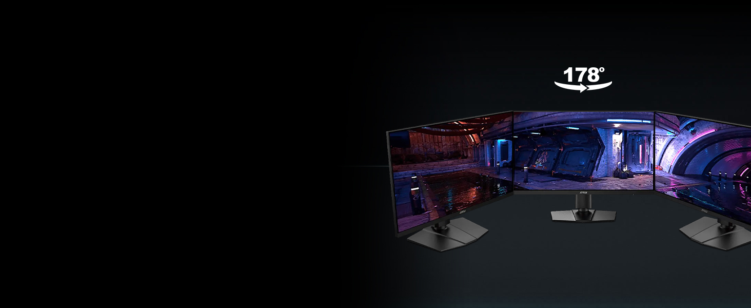 178 DEGREES OF WIDE VIEWING ANGLE