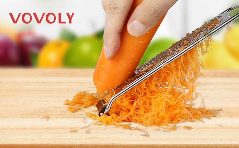 VOVOLY Lemon Zester, Cheese Grater, Parmesan Cheese, Ginger, Garlic
