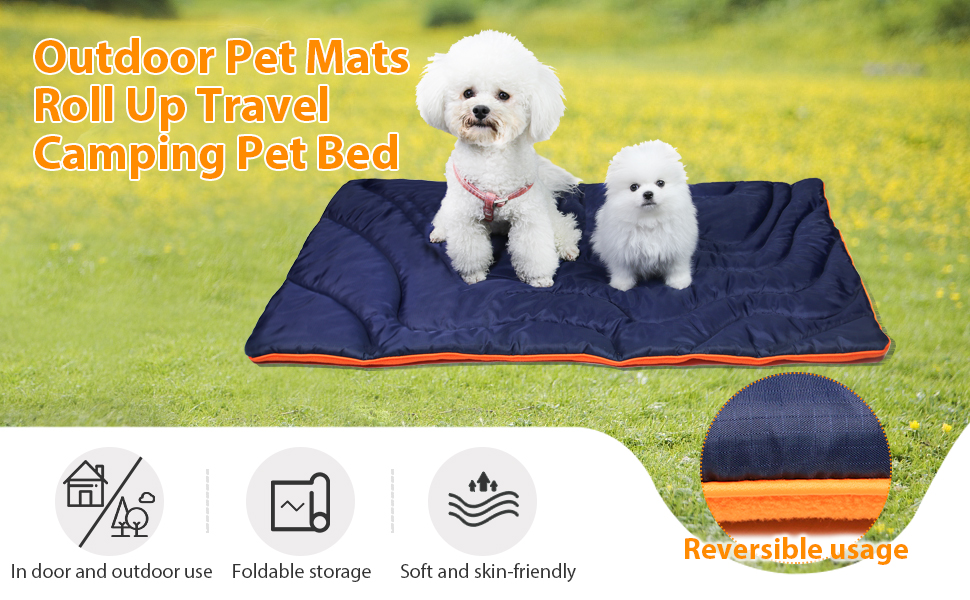 Outdoor dog mat