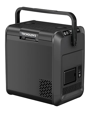 s*6様 【新品・底値】Tecnolove 車載冷蔵庫 容量18L 2WAY電源 Tecnolove 車載冷蔵庫 18L -20℃～20℃ 急速冷凍 ポータブル冷蔵庫