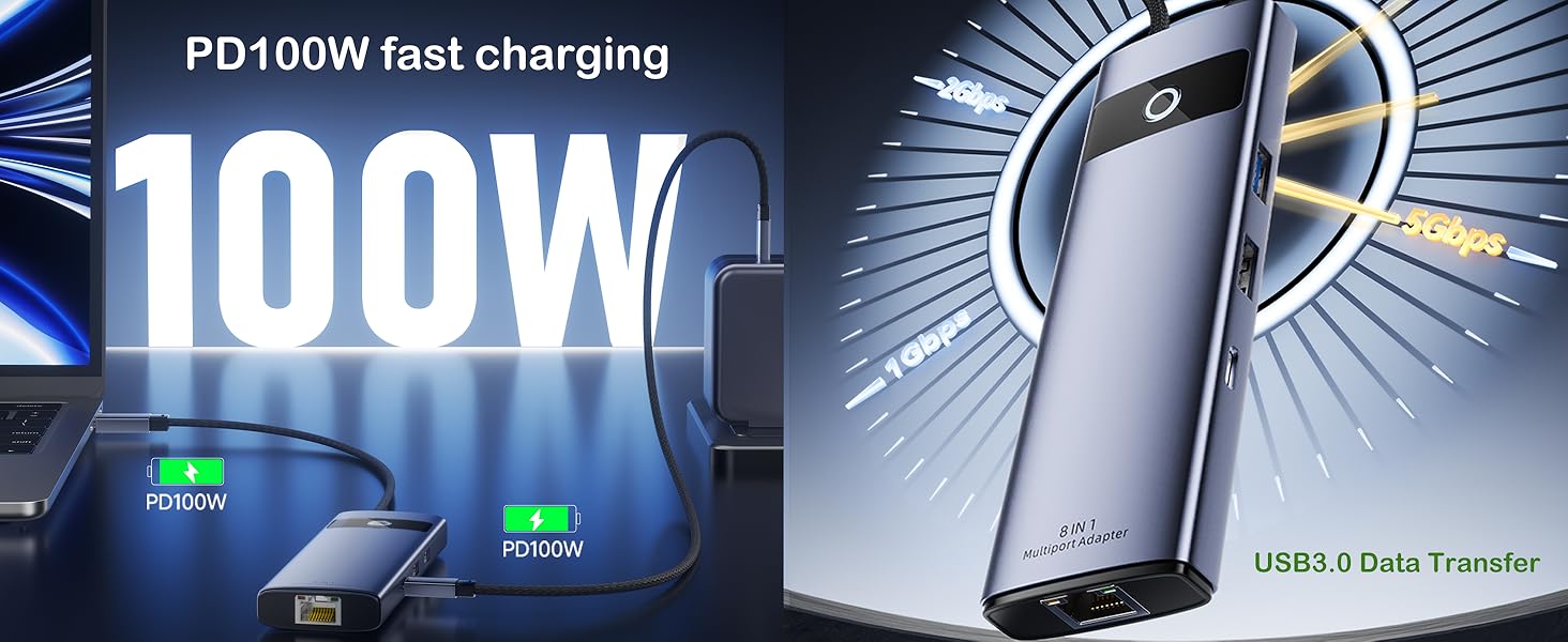 PD 100w fast charging
