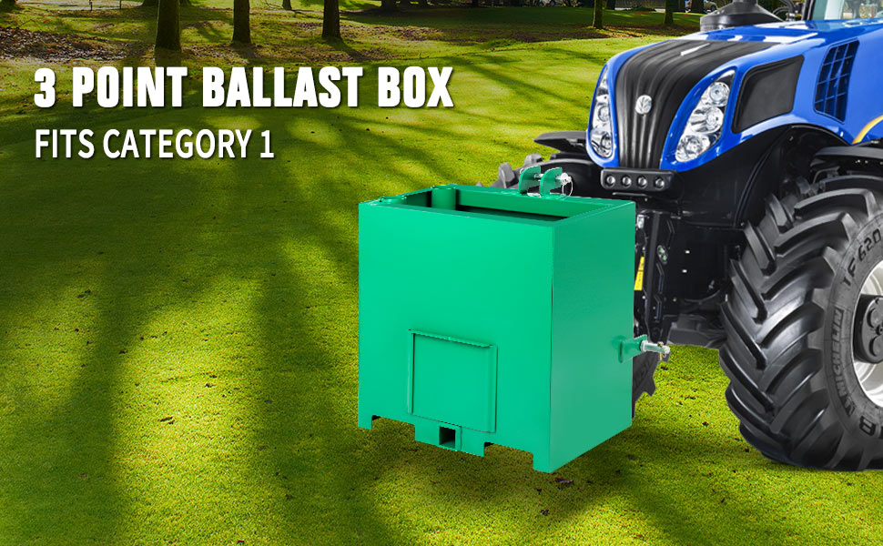 Amazon.com: OUKIDR 3 Point Ballast Box, 800lbs Capacity Heavy Duty ...