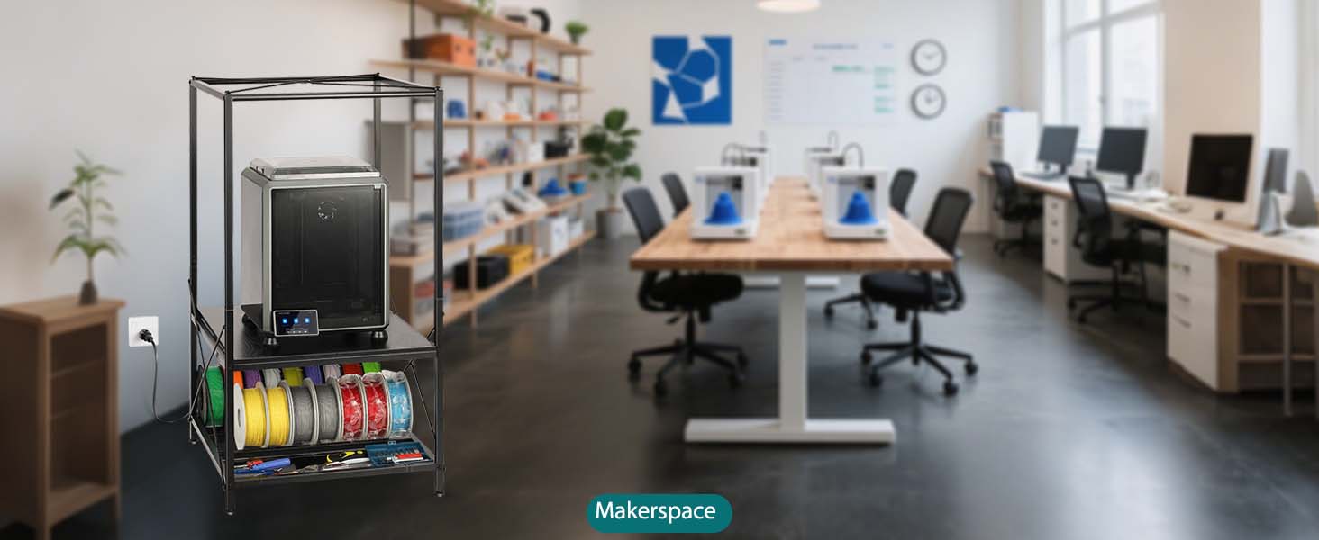 3D Printer Stand with Filament Storage