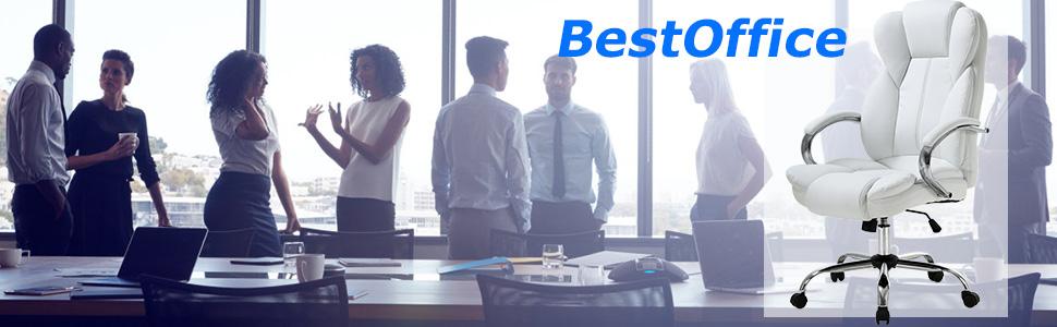 High Back PU Leather