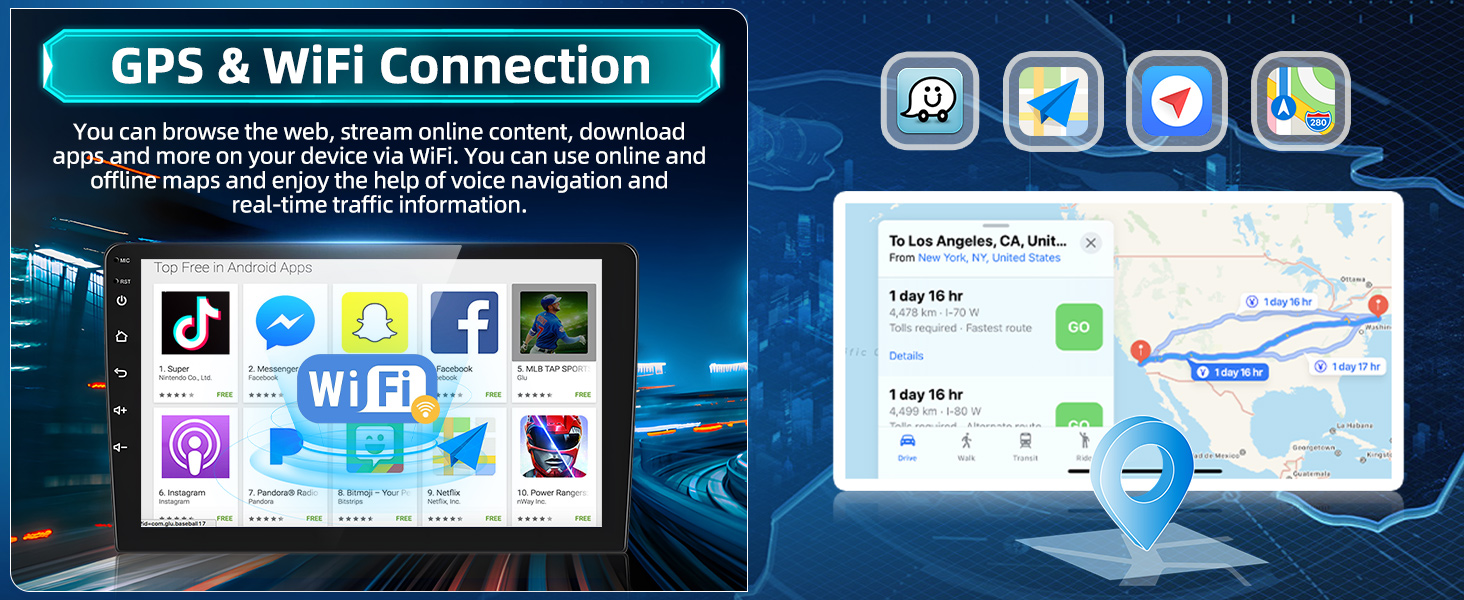 Car Stereo Radio Chevrolet Lova Captiva Gentra Aveo Epica 2006-2011 Car Play Android Auto 9" Audio