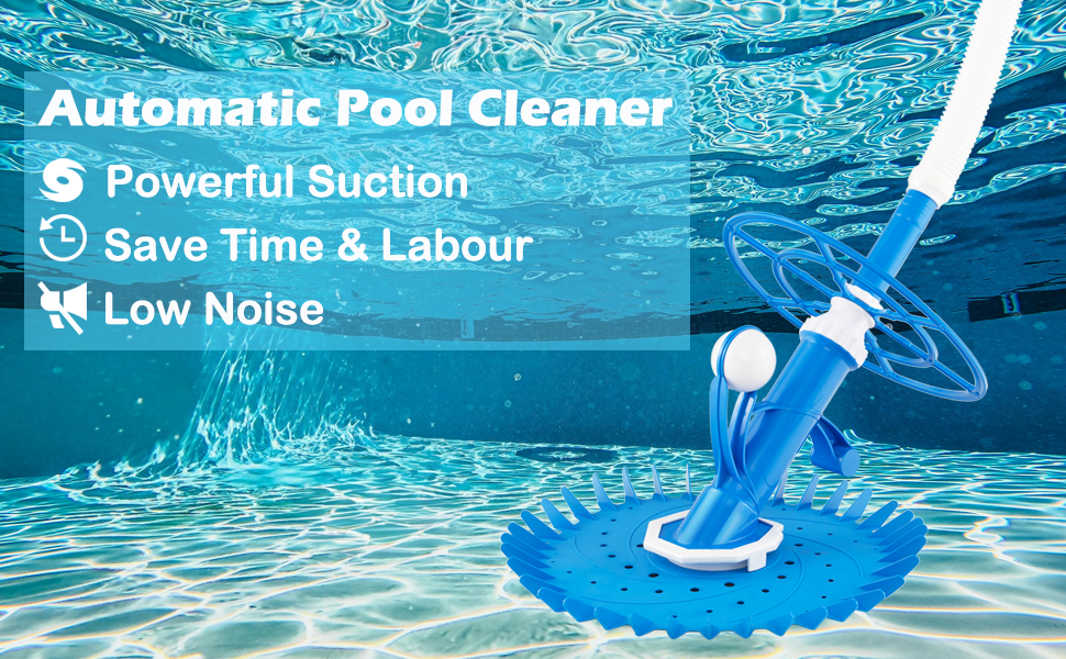 ERGOMASTER Pool Vacuum for Above Ground Pool Inground Pools