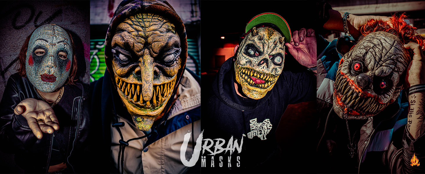 urban mask, halloween mask, ghoulish productions, ghoulish masj, mouse mask, creepy mask. halloween